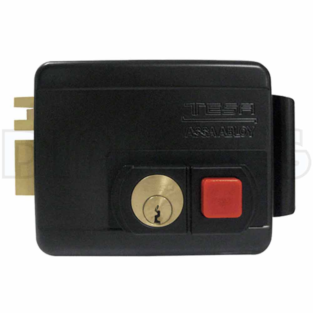 Cerradura Eléctrica X86G con Botón de Uso Rudo Marca TESA para Puerta - IZQUIERDA X86G-CB-I