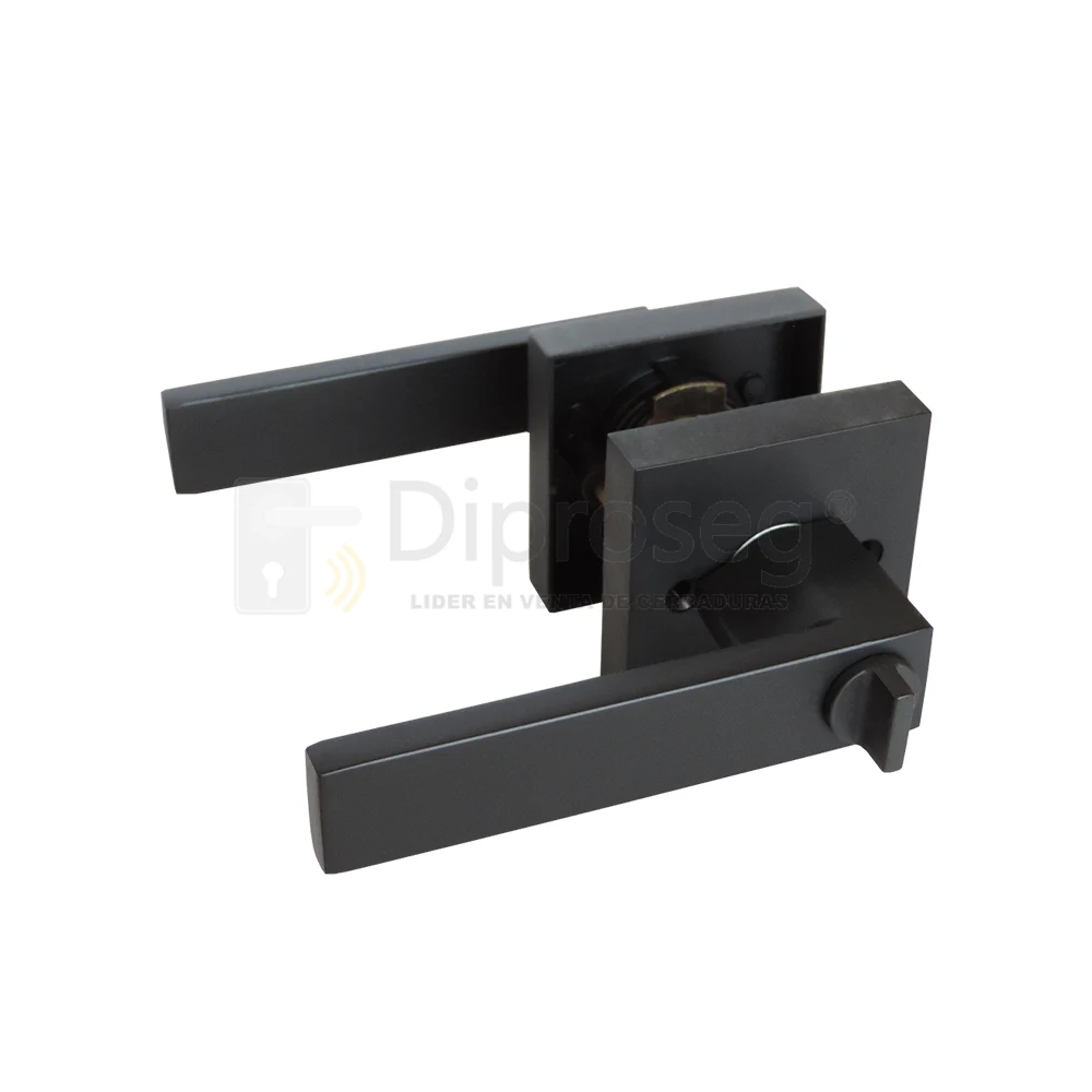 Cerradura Tipo Manija De Alta Seguridad Color Negro Para Puerta - Imagen 2