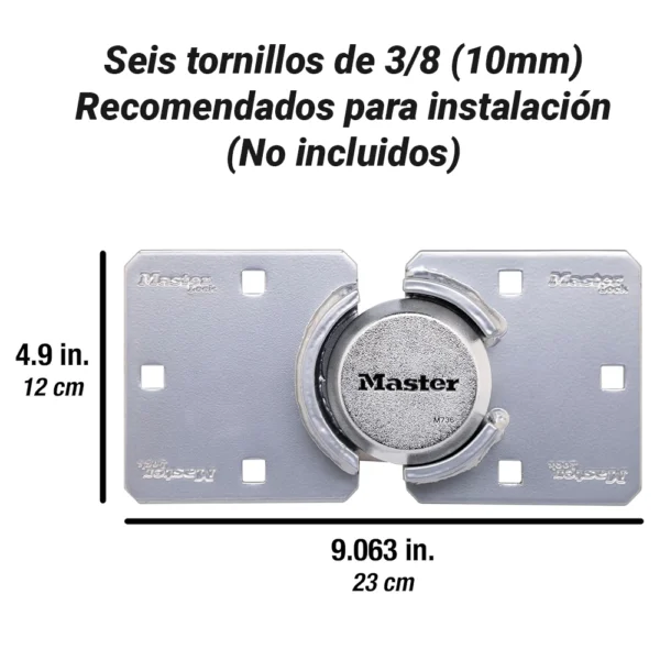 Candado Oculto Masterlock Modelo 6271/M736XKAD Magnum® Con Base - Imagen 2