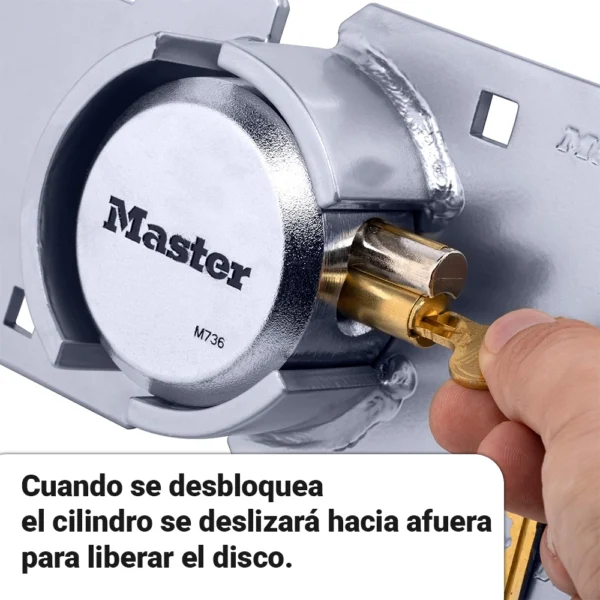 Candado Oculto Masterlock Modelo 6271/M736XKAD Magnum® Con Base - Imagen 3