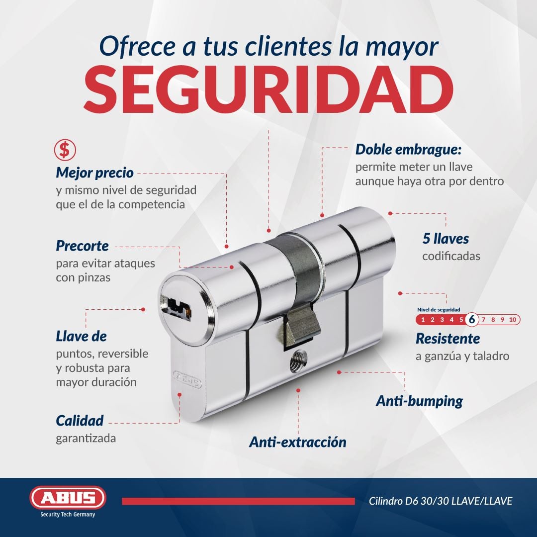 Cilindro marca Abus